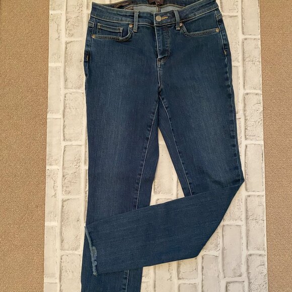 NYDJ Alina Legging Skinny Pant in Blue Reverence Size 4 - Picture 1 of 6